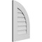Ekena Millwork Quarter Round Top Right Surface Mount PVC Gable Vent w/ 3-1/2"W x 1"P Standard Frame, 16"W x 24"H GVPQR16X2401SN - alternate 4